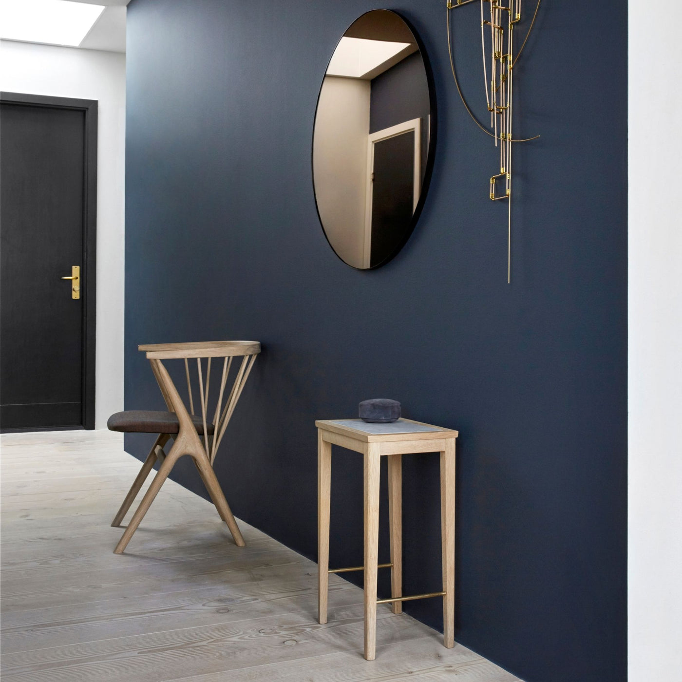 Sibast No.8 Chair and No.1 Side Table in Copenhagen Entryway