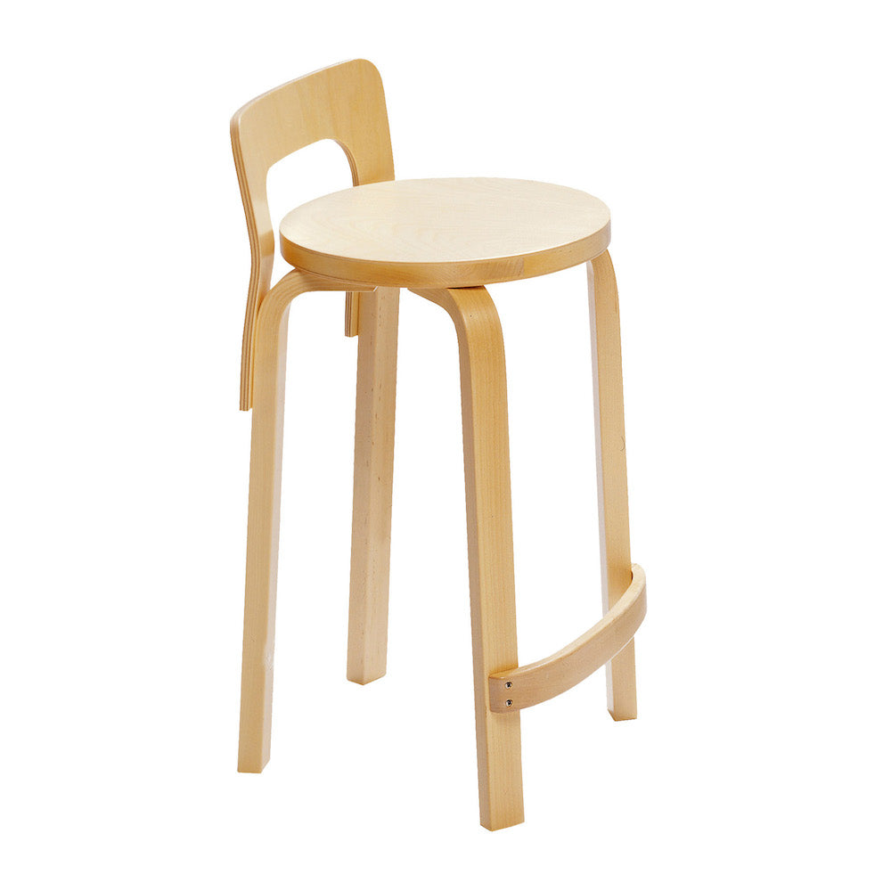 K65 Natural Birch Frame Natural Birch Seat