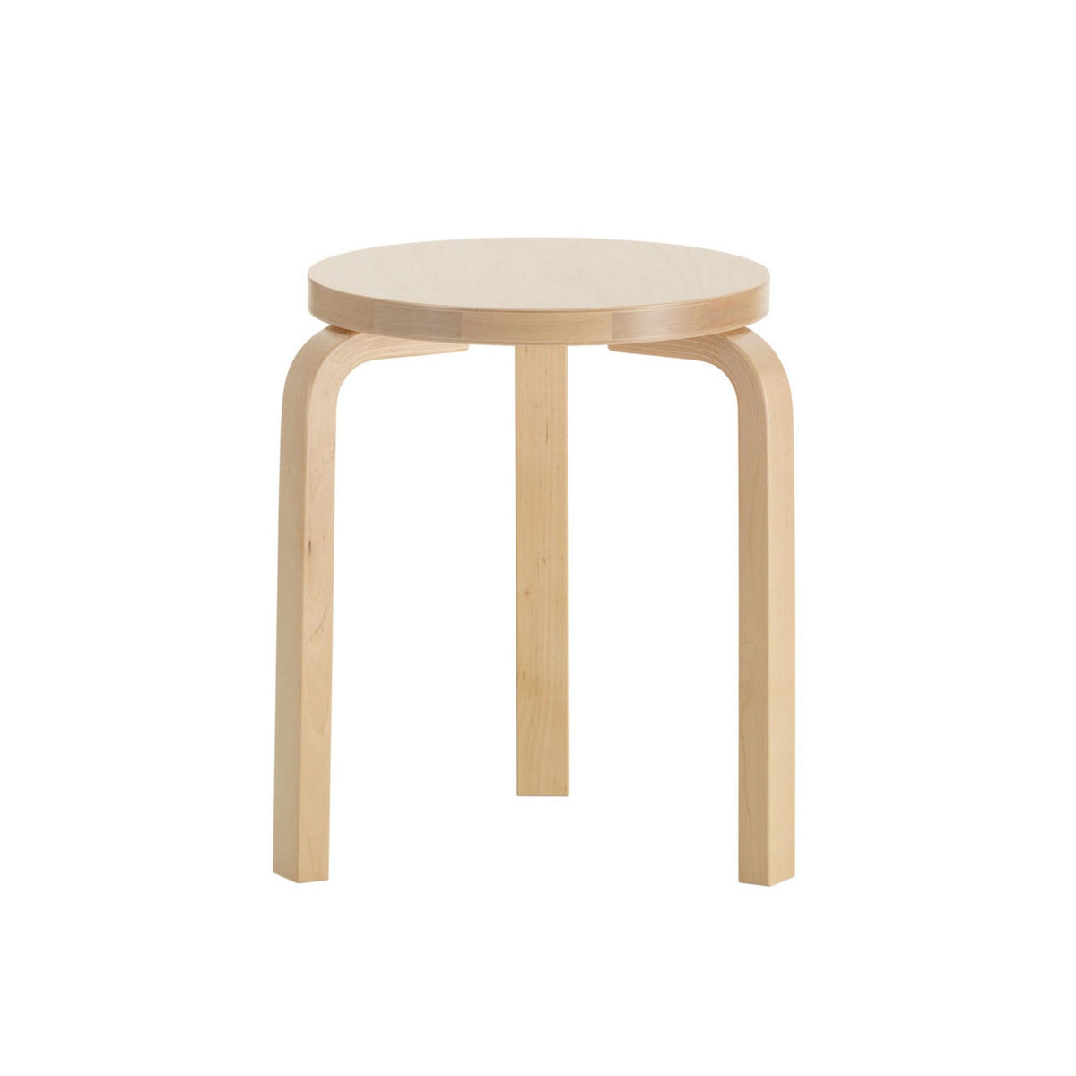 Artek Alvar Aalto Stool 60 Natural Birch