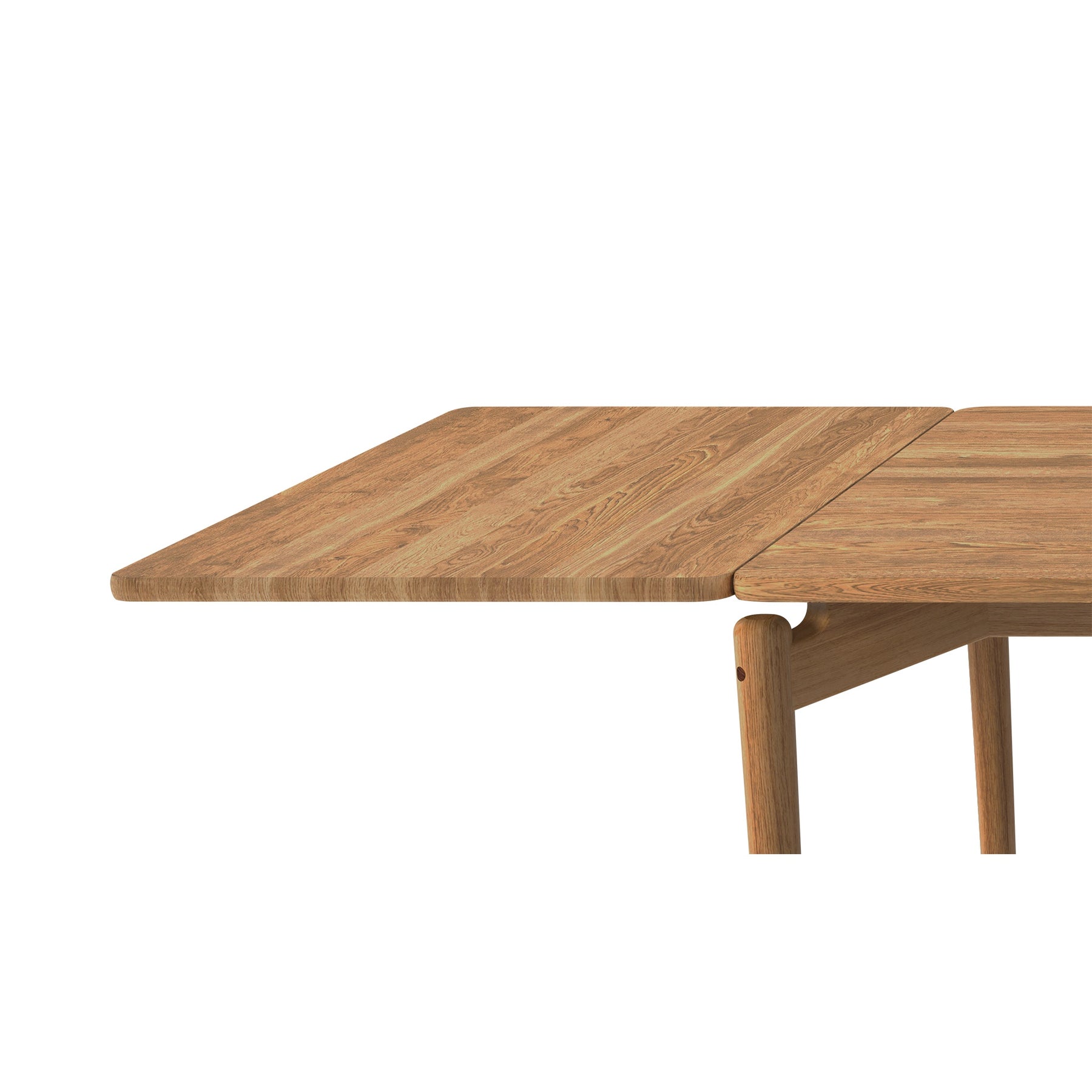 bruunmunch PURE dining table Oak Oil Extension Leaf Detail