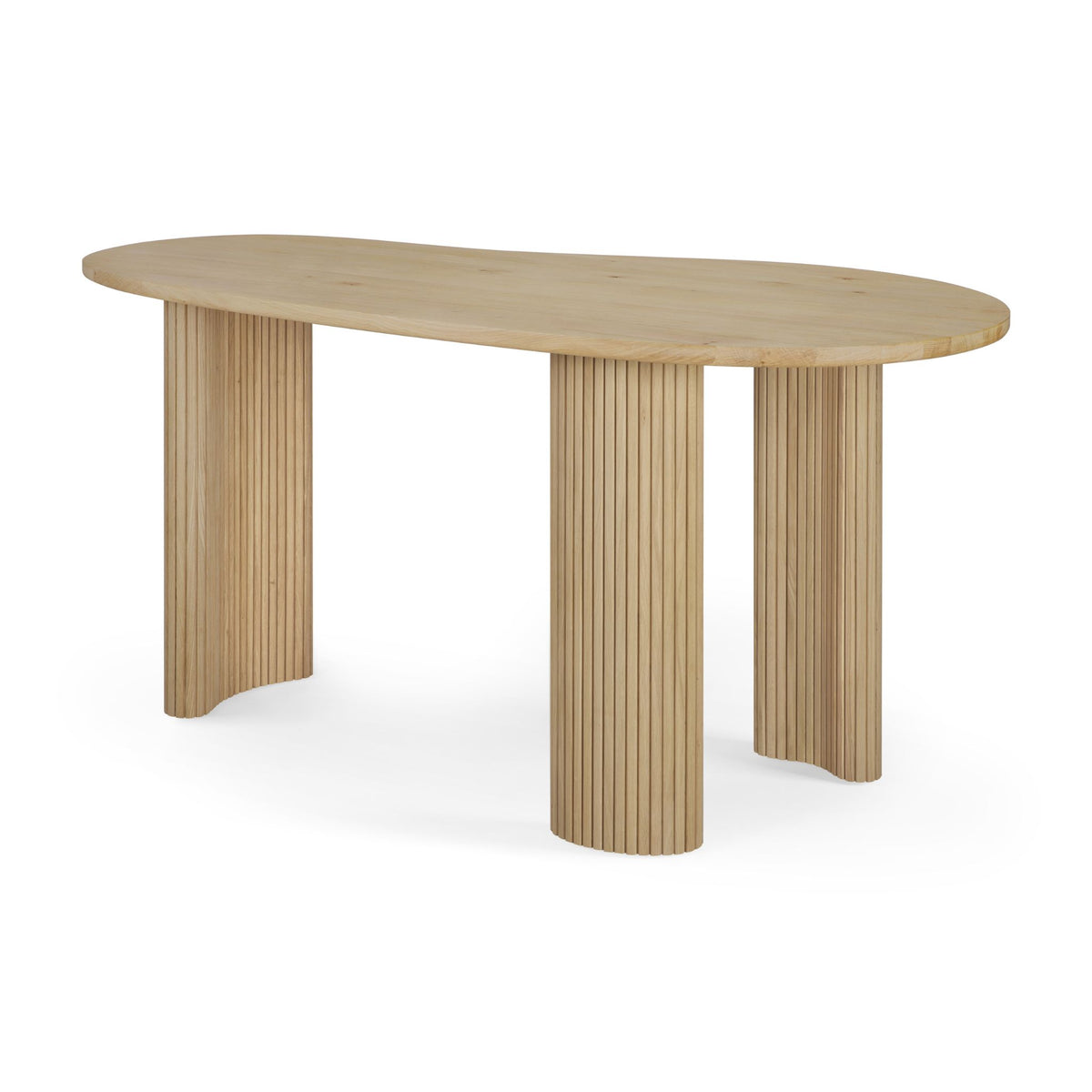 Ethnicraft Boomerang Desk Natural Varnished Oak 50794