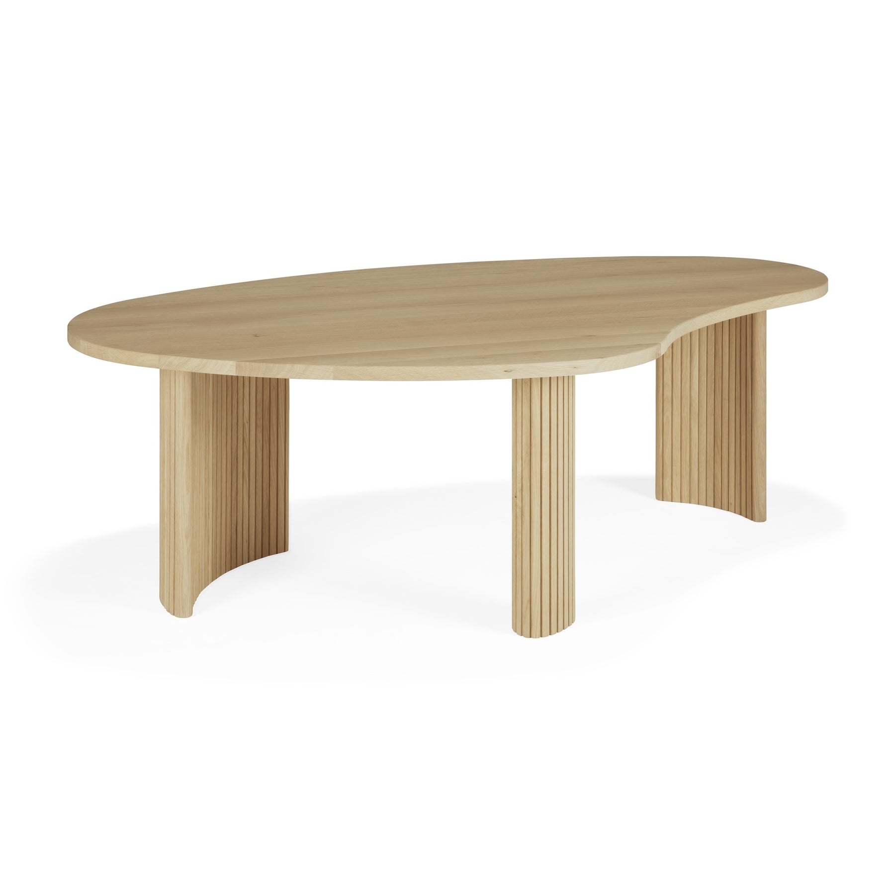 Ethnicraft Oak Boomerang Coffee Table Large 50792
