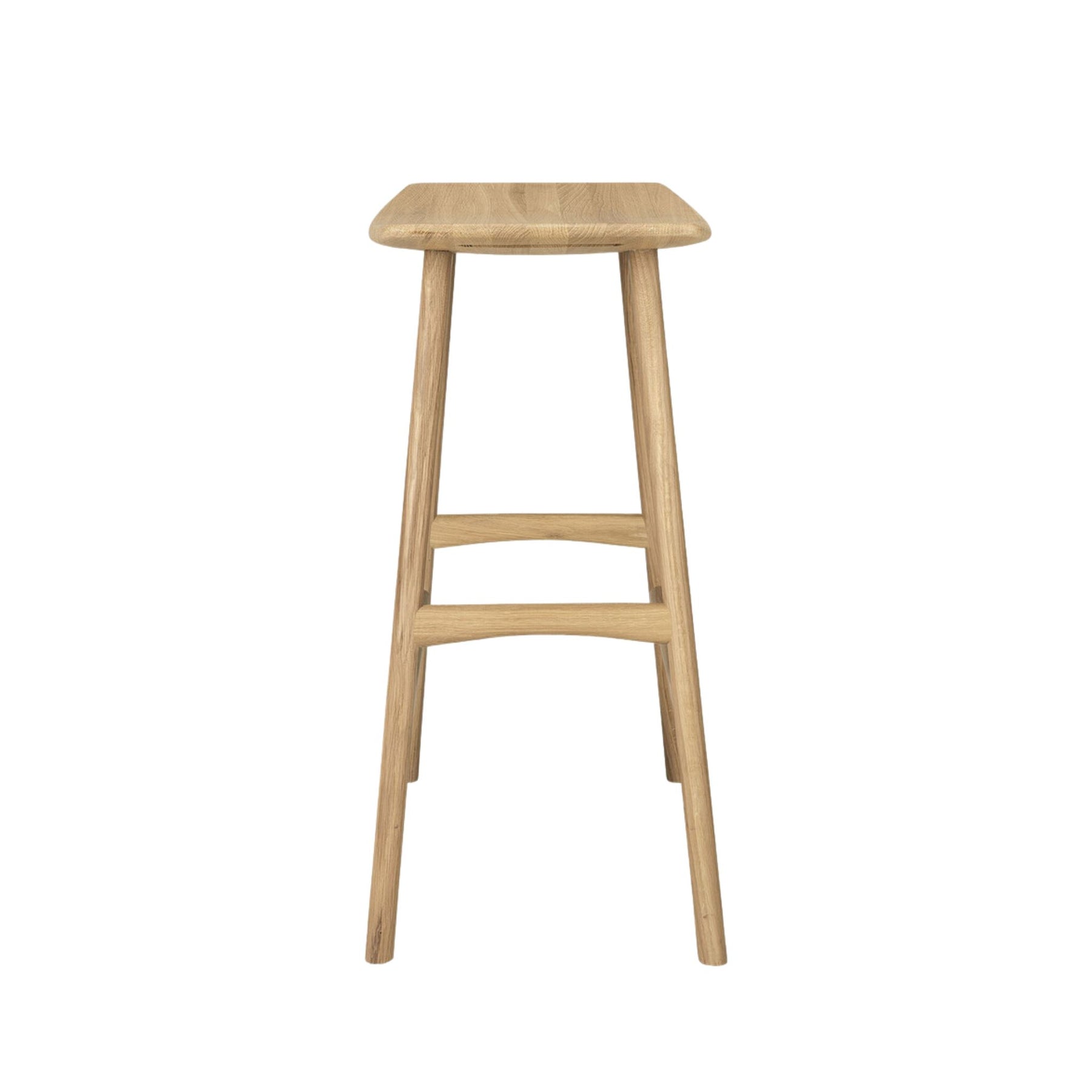 Ethnicraft Osso Counter Stool Natural Oak 53044 Side