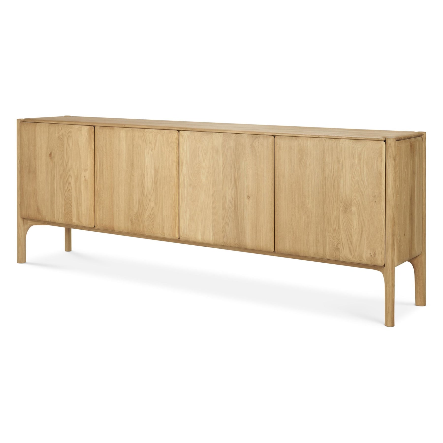 Ethnicraft Pi Sideboard 4-Door 51319 Angled