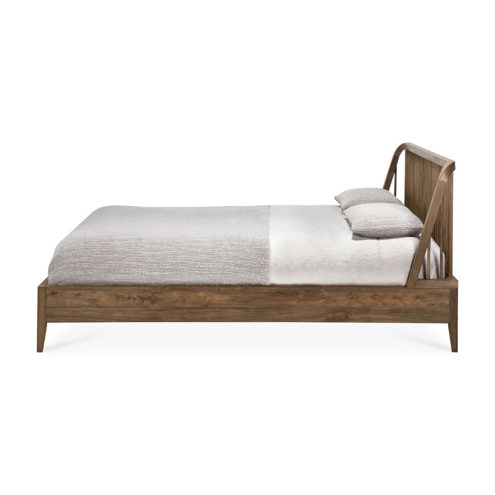 Ethnicraft Spindle Bed Reclaimed Teak Side