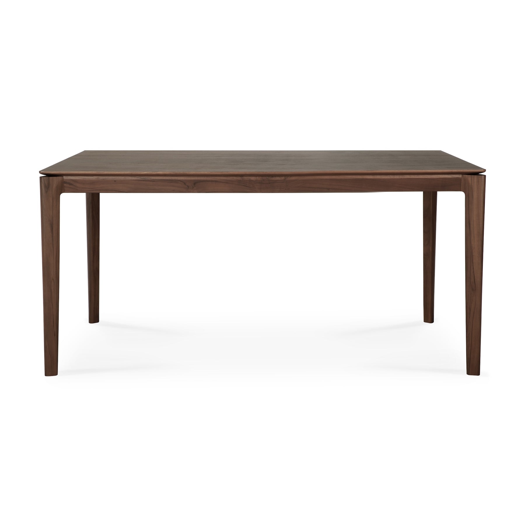 Ethnicraft Brown Varnished Teak Bok Dining Table 63" Model 10688