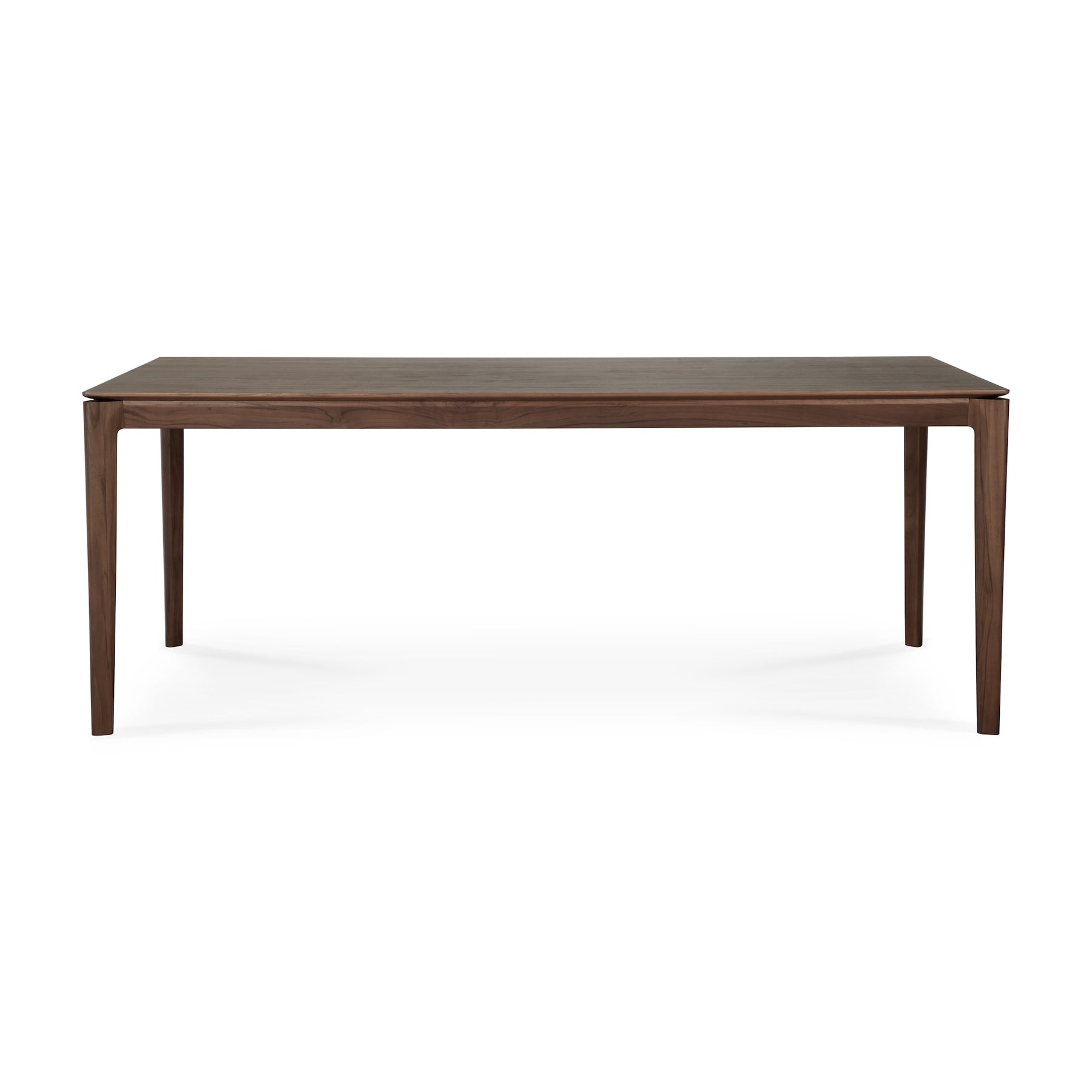 Ethnicraft Brown Varnished Teak Bok Dining Table 79" Model 10690