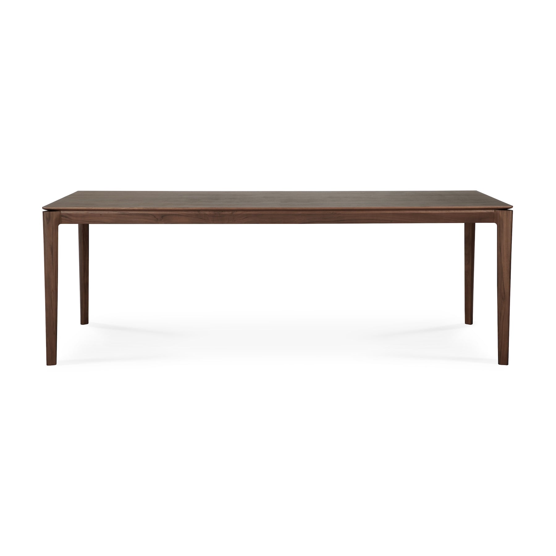 Ethnicraft Brown Varnished Teak Bok Dining Table 87" Model 10691