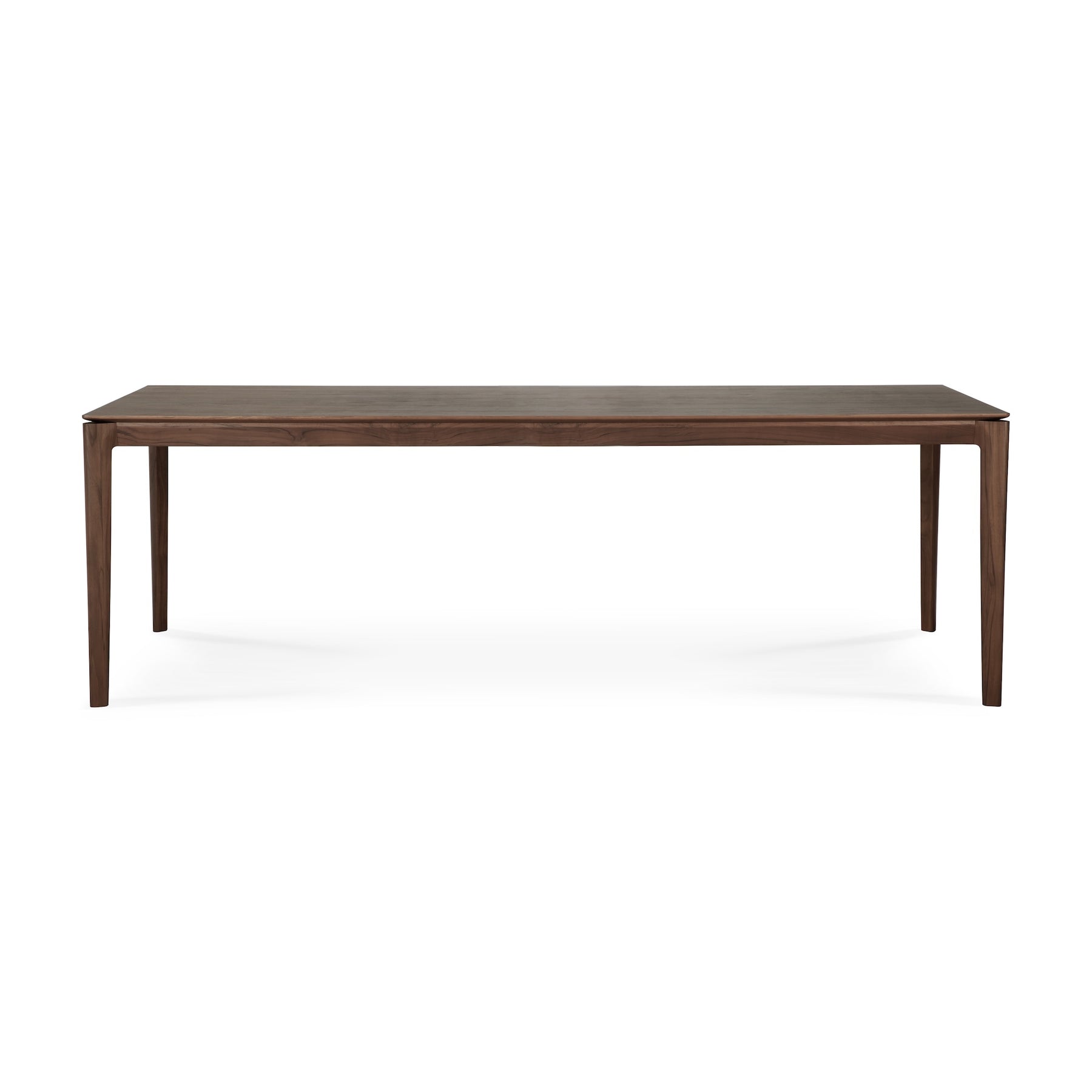 Ethnicraft Brown Varnished Teak Bok Dining Table 94.5" Model 10692