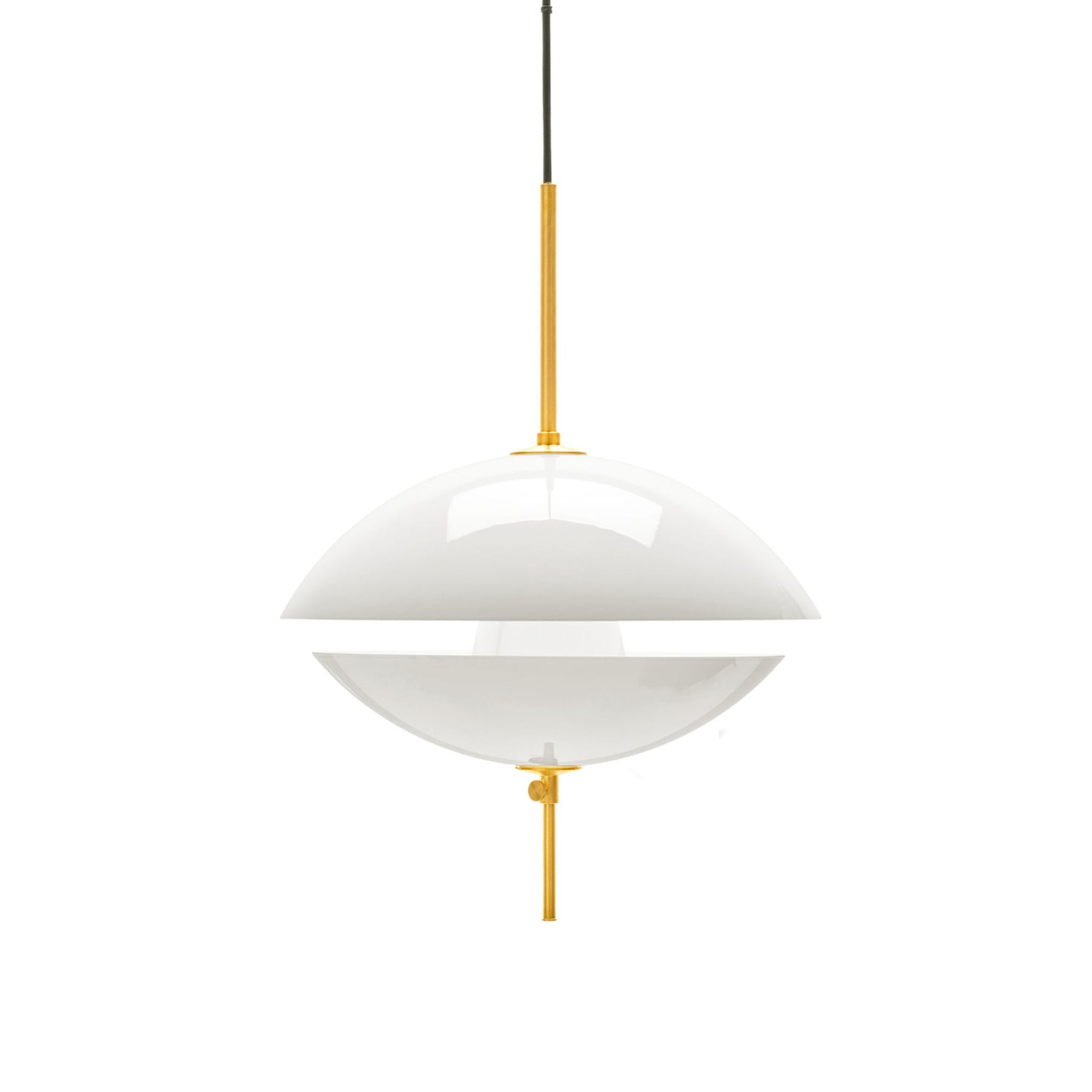 Fritz Hansen Clam Pendant 17.3" Partially Open