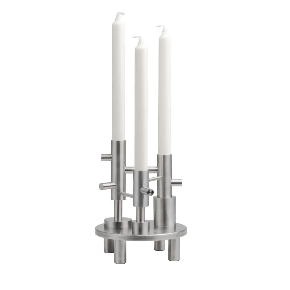 Fritz Hansen Jaime Hayon Candleholder Large Stainless Steel