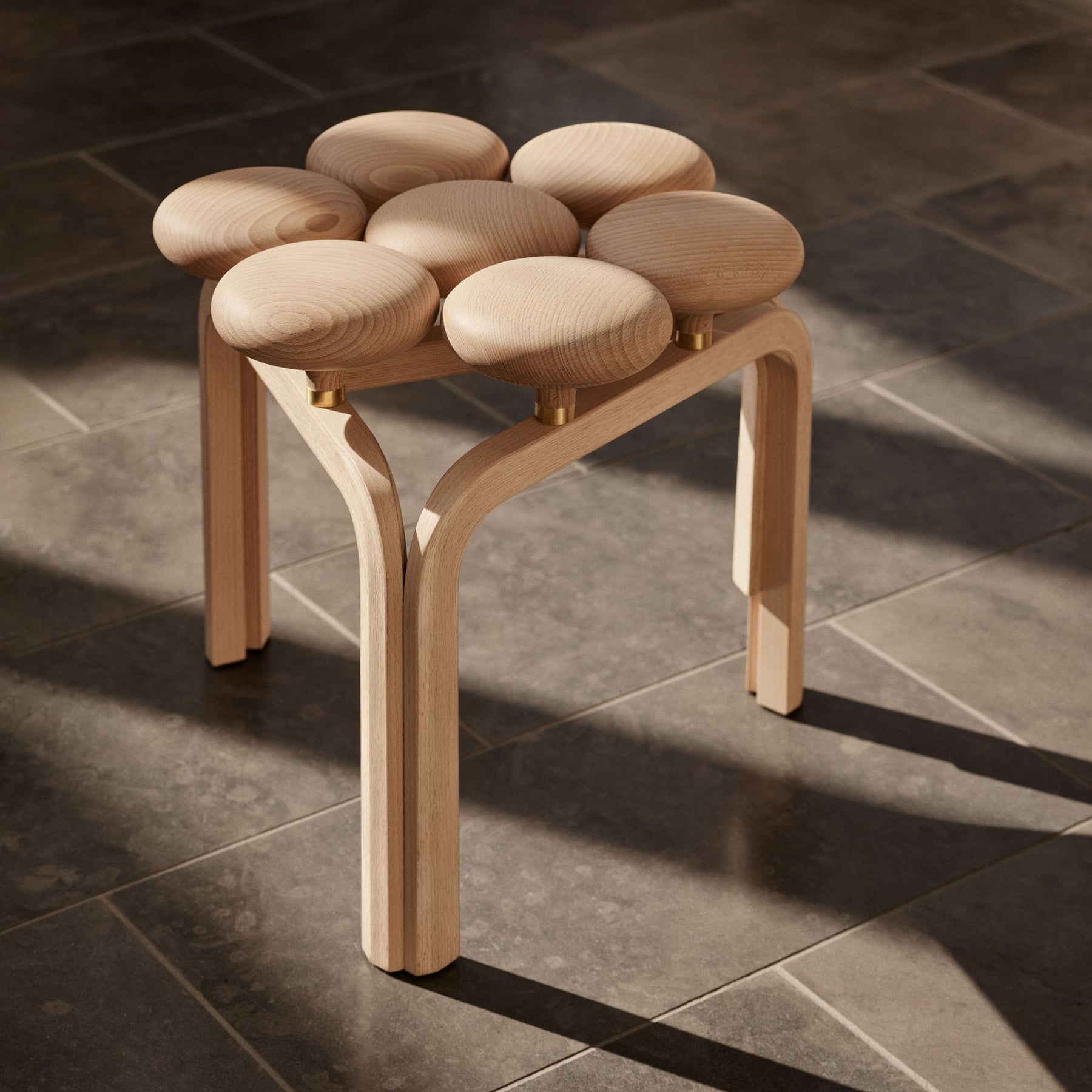 Fritz Hansen Utzon Stool in Situ