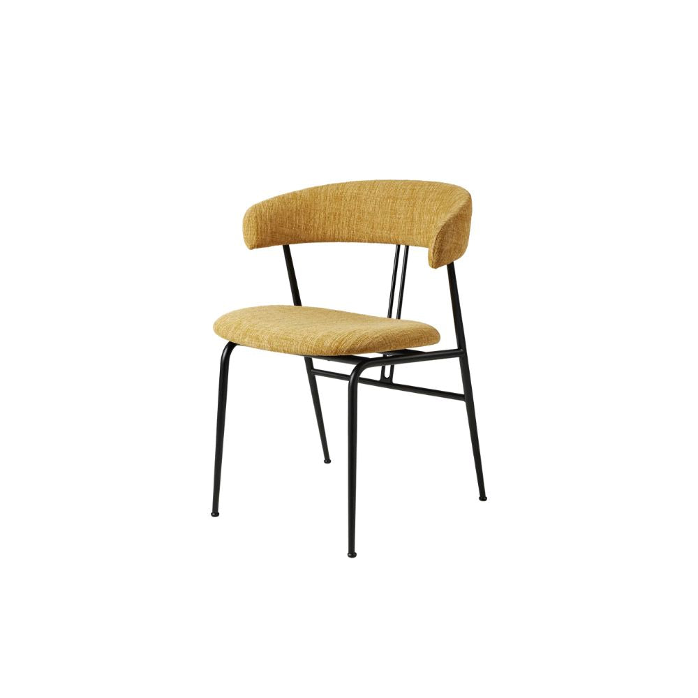 GUBI Violin Dining Chair - Fully Upholstered
