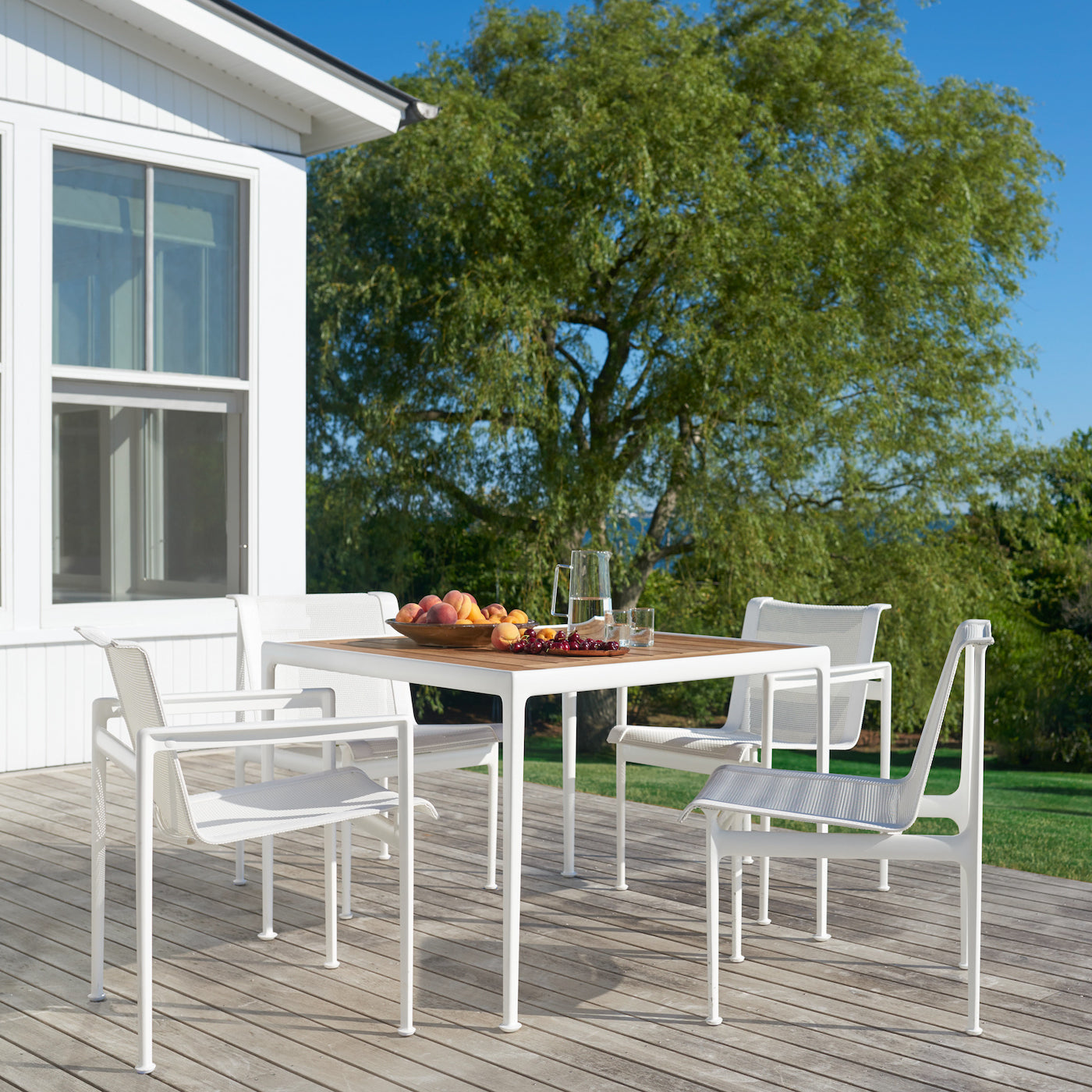 Knoll Outdoor Furniture Richard Schultz 1966 Dining Table and Chairs