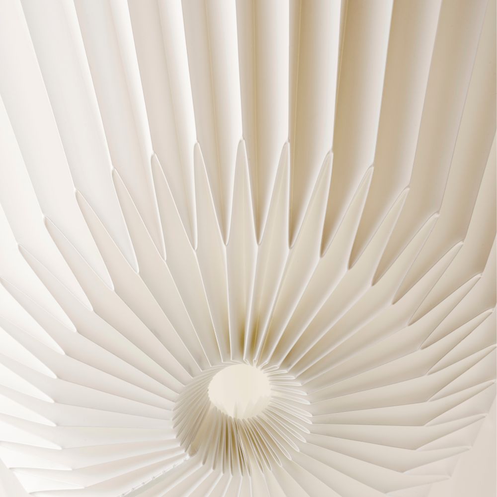 Le Klint Bouquet Chandelier Paper Pleats Underside Detail