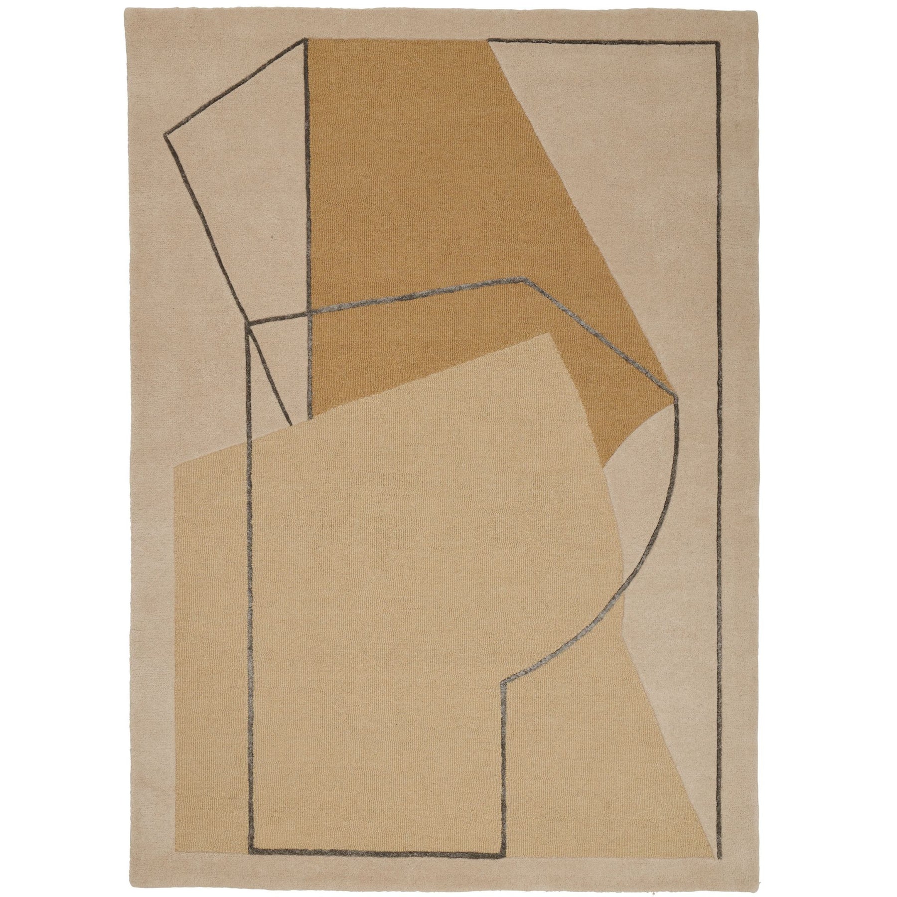 Linie Design Furbo Rug Yellow