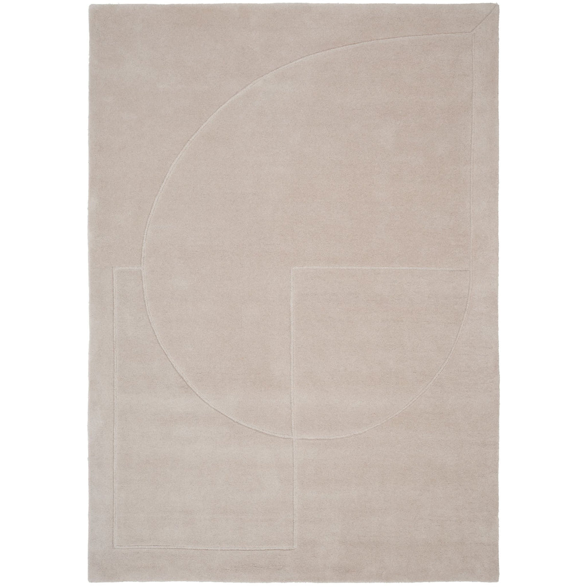 Linie Design Lineal Poem Rug Beige