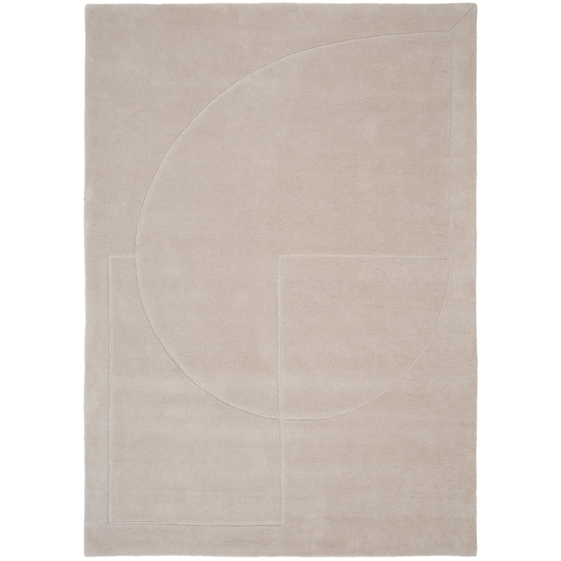 Linie Design Lineal Poem Rug Beige