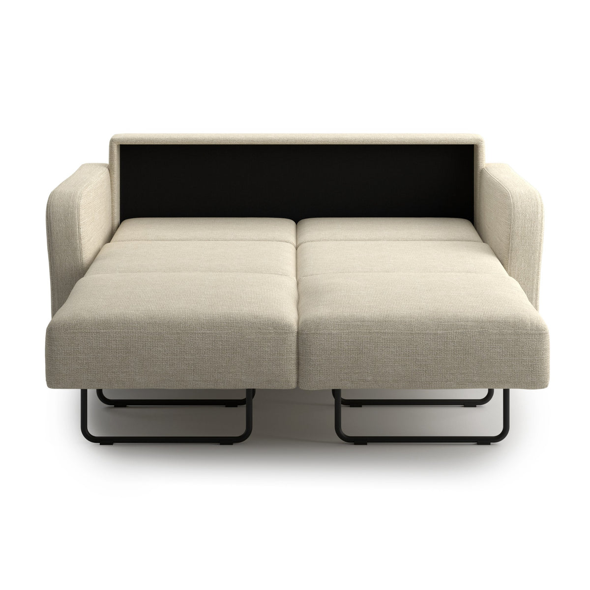 Luonto Aspen Queen Loveseat Sleeper Sofa Open