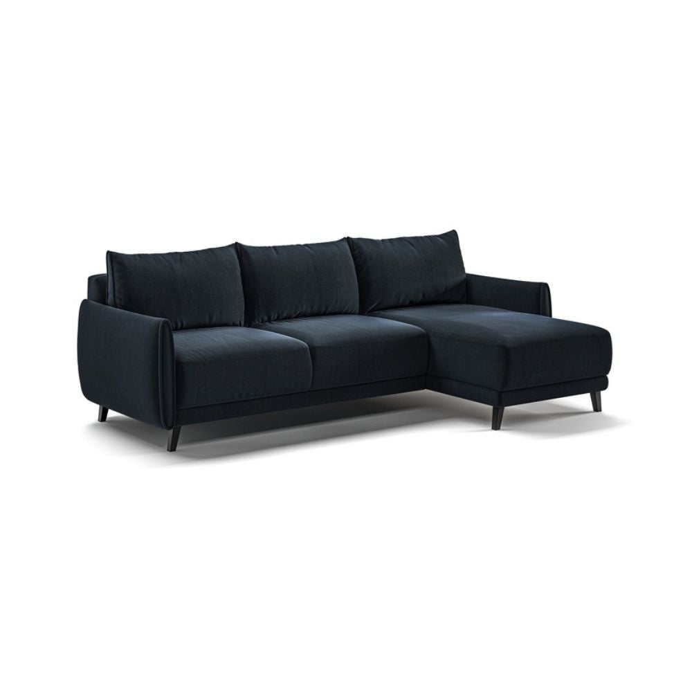 Luonto Dolphin Full XL Size Reversible Chaise Sleeper Sofa