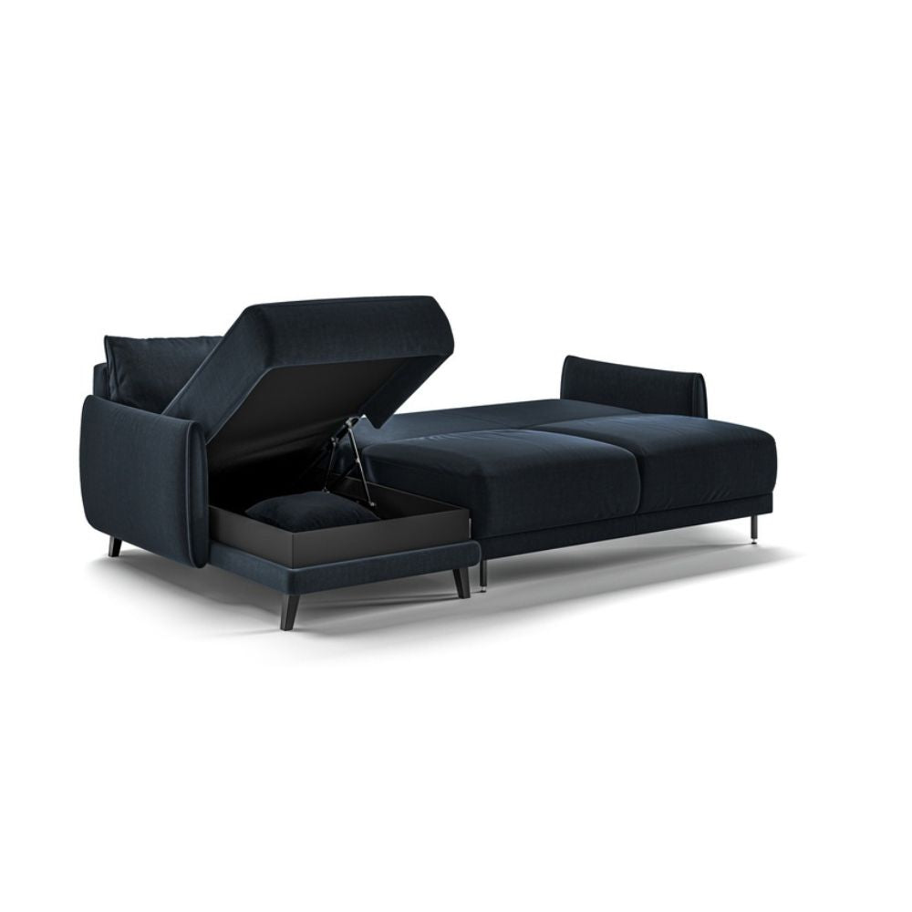 Luonto Dolphin Full XL Size Reversible Chaise Sleeper Sofa