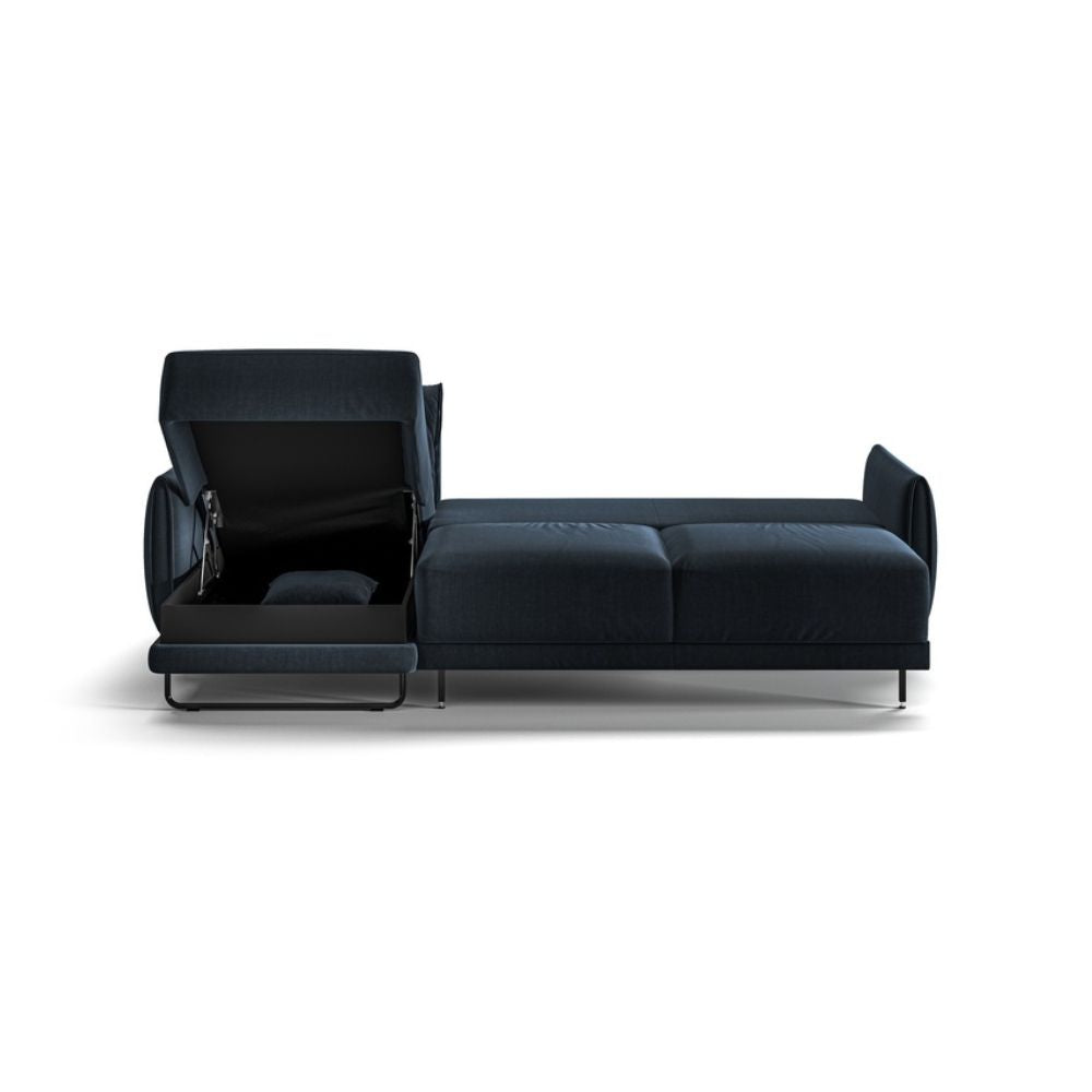 Luonto Dolphin Full XL Size Reversible Chaise Sleeper Sofa