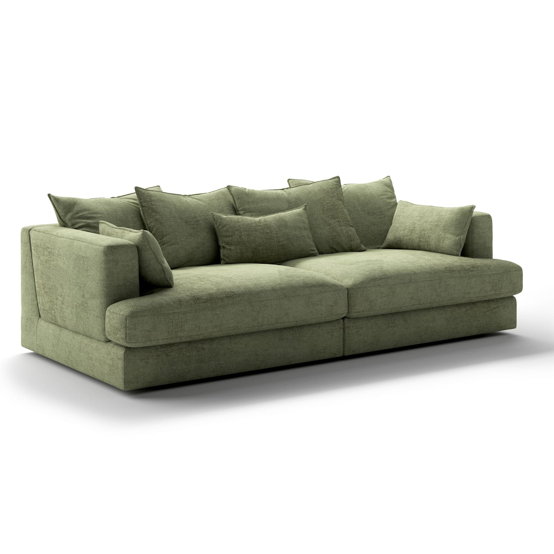 Luonto Vivian Sofa Harmony 39 Green Angled