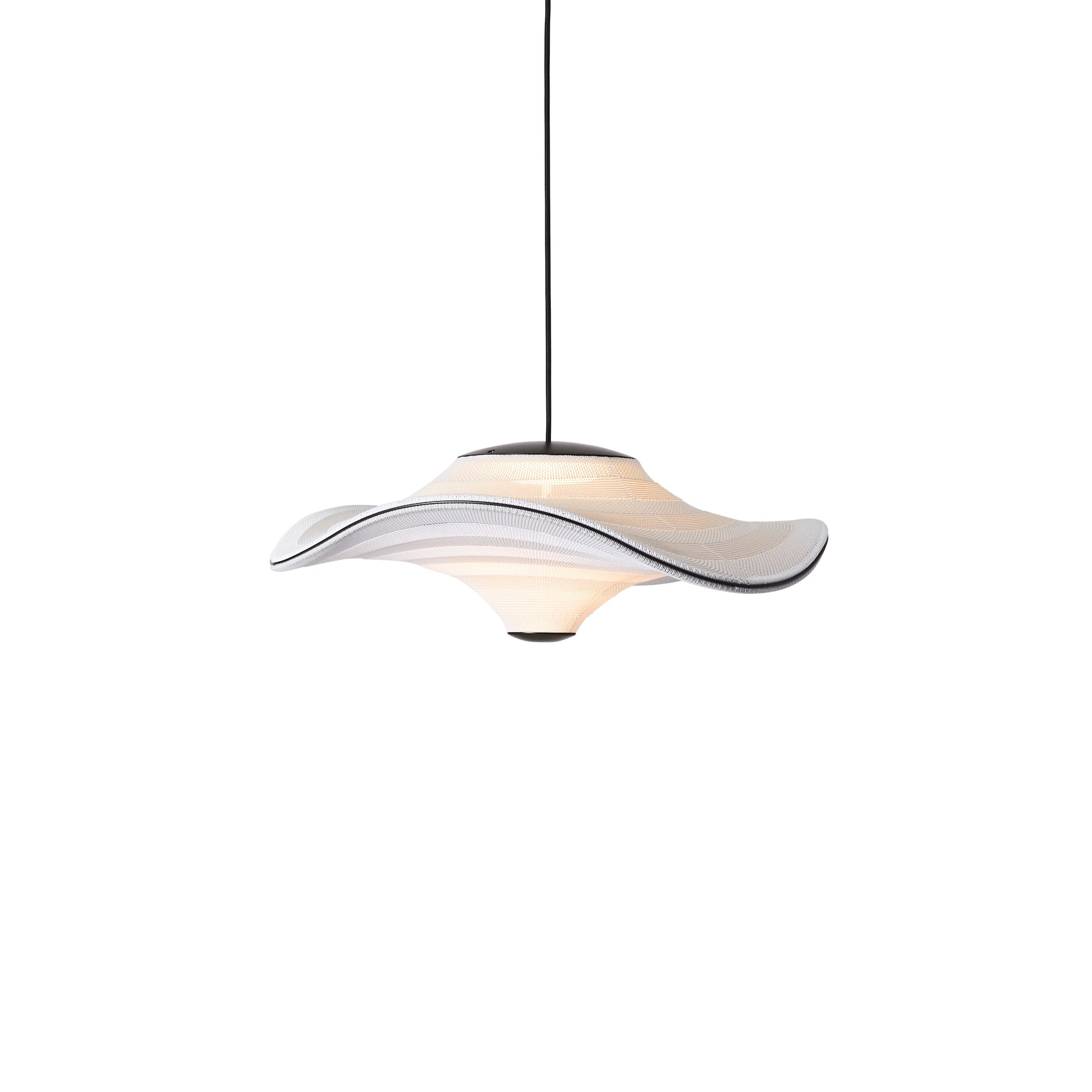 Made By Hand Flying Pendant 58 Ivory White Light On