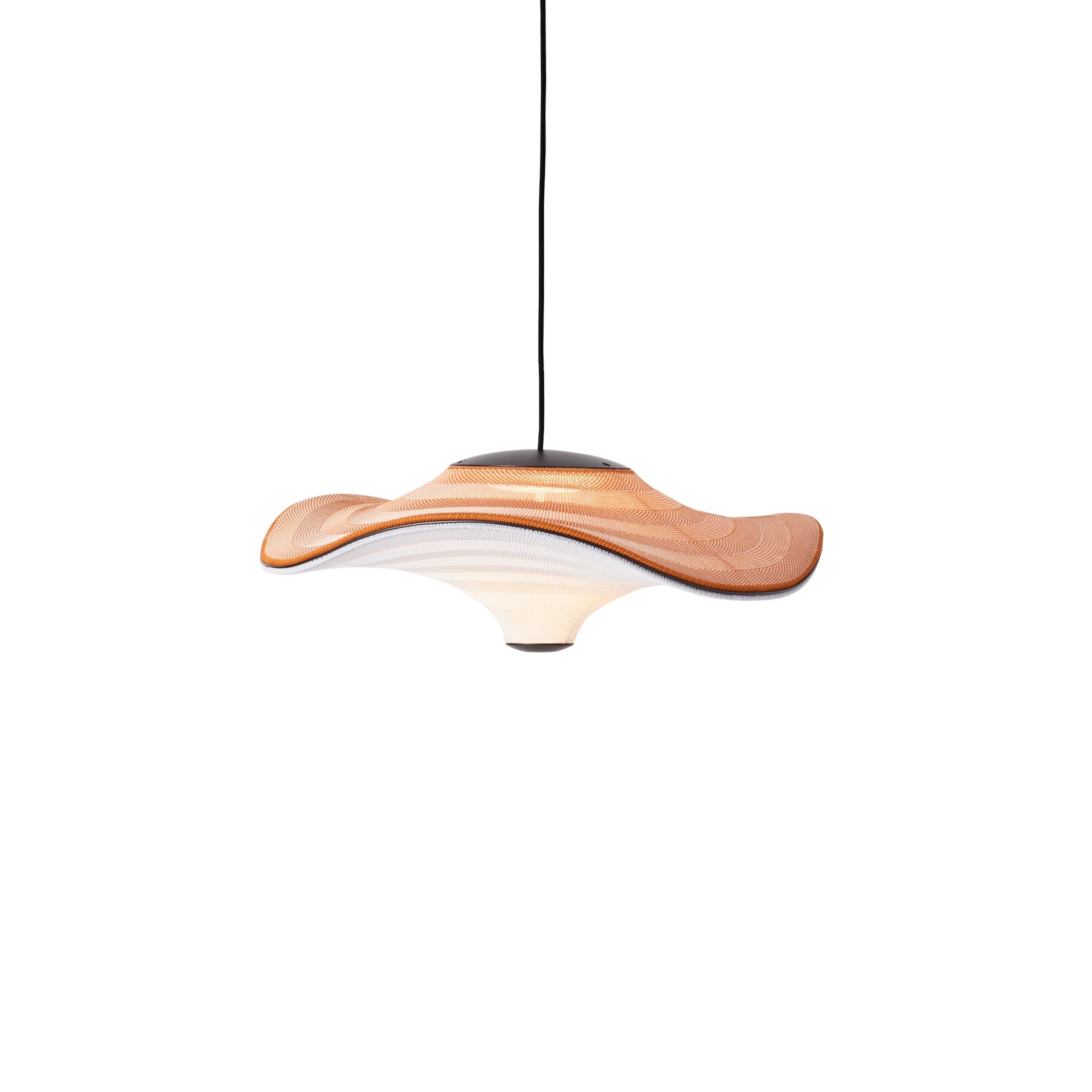 Made By Hand Flying Pendant 58 Terracotta Light On