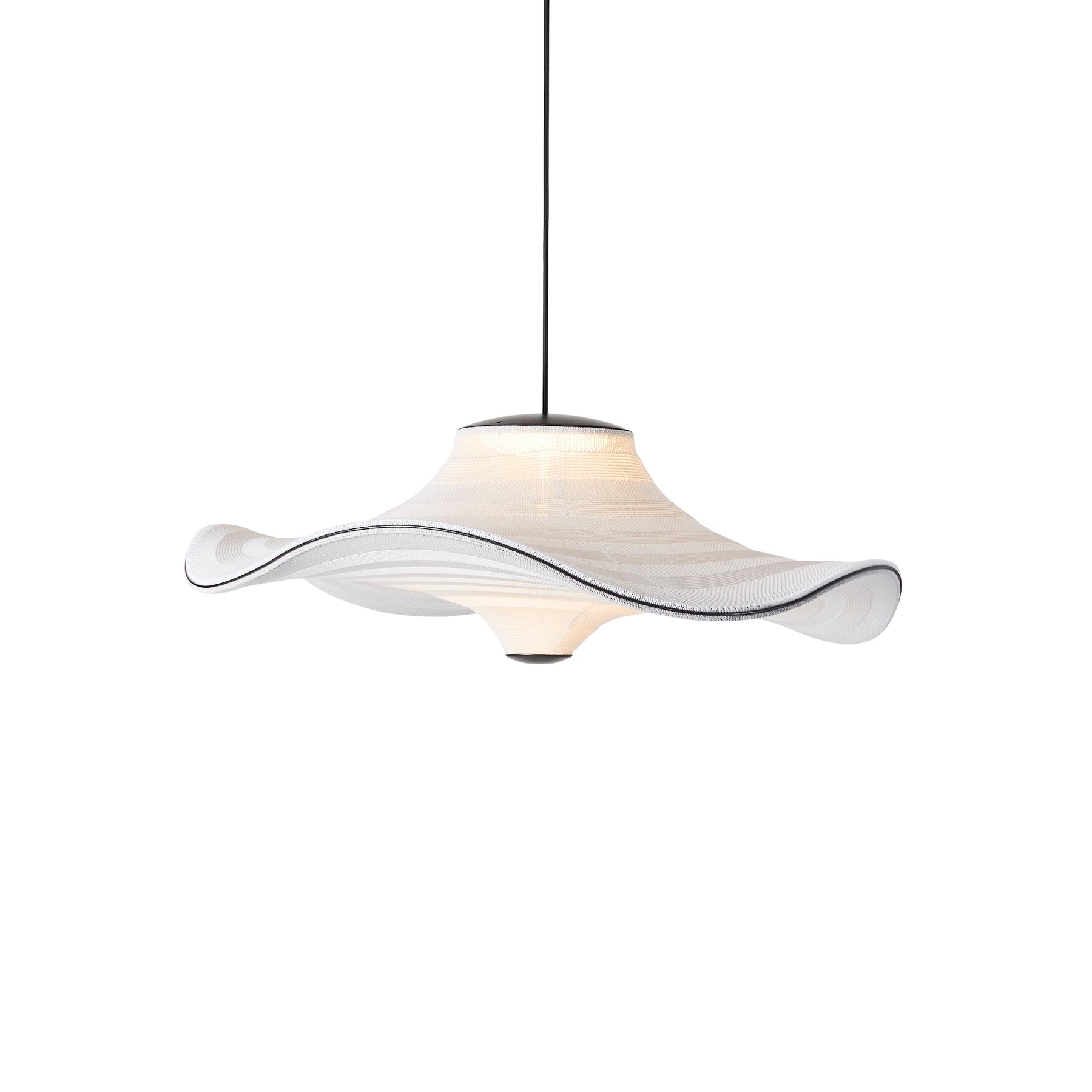 Made By Hand Flying Pendant 78 Ivory White Light On