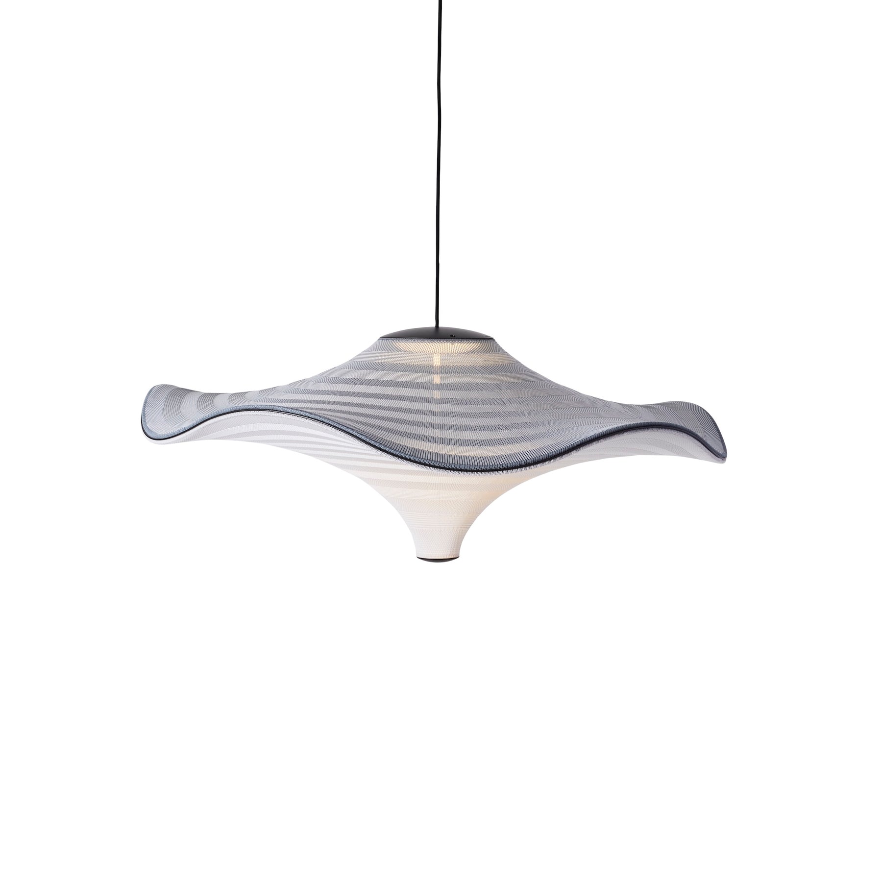 Made By Hand Flying Pendant 96 Haze Blue Light On