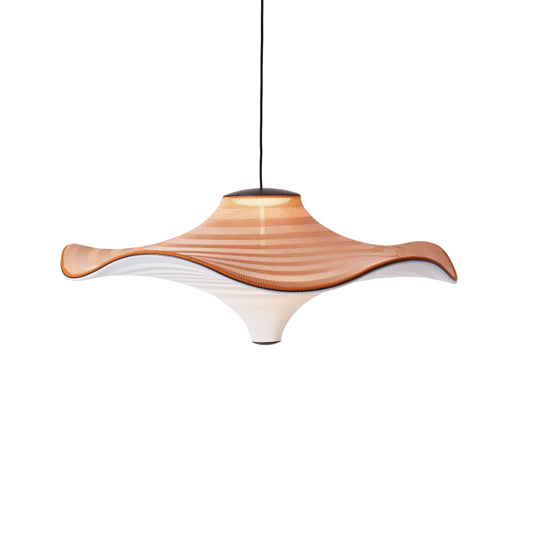 Made By Hand Flying Pendant 96 Terracotta Light On