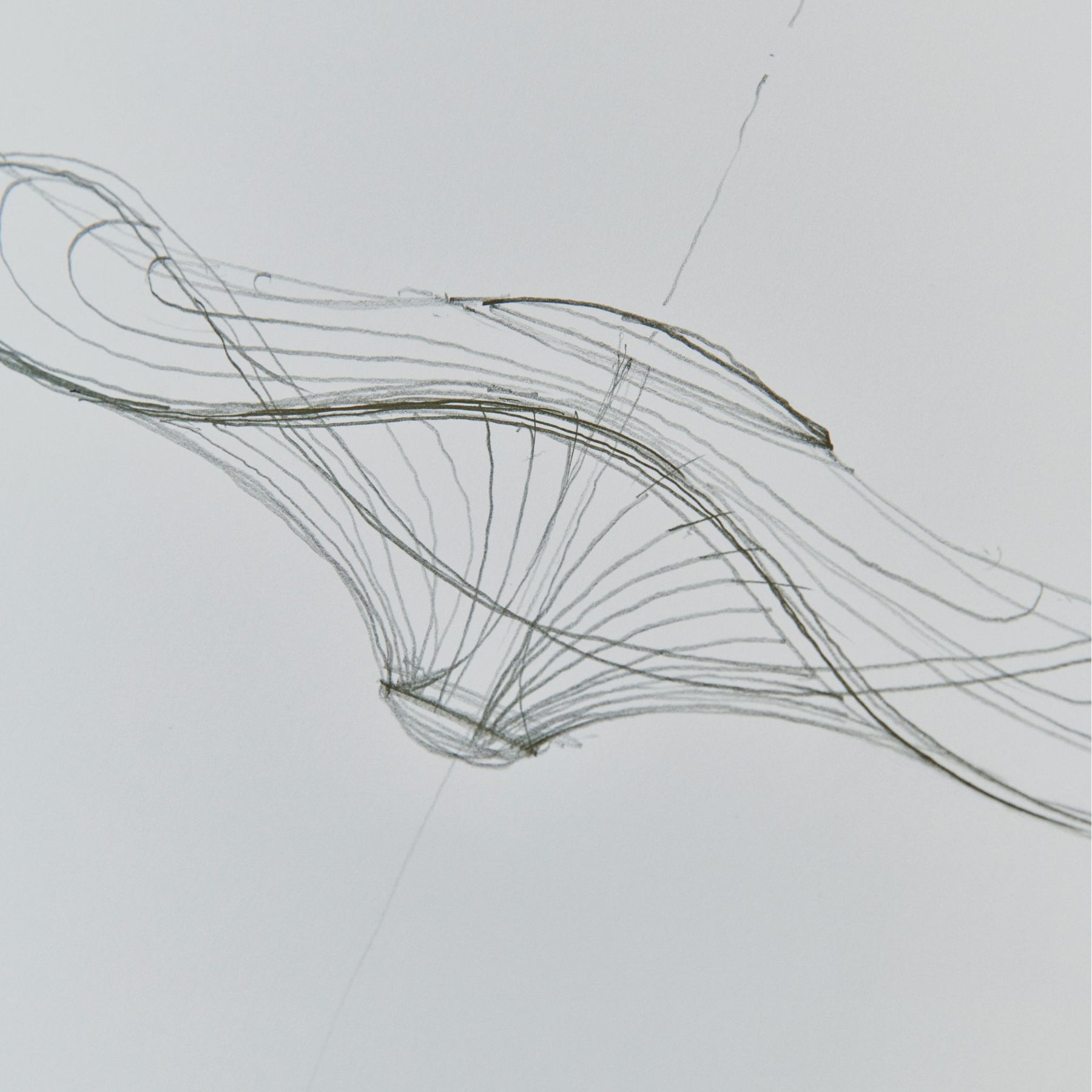Made By Hand Flying Pendant Sketch Detail