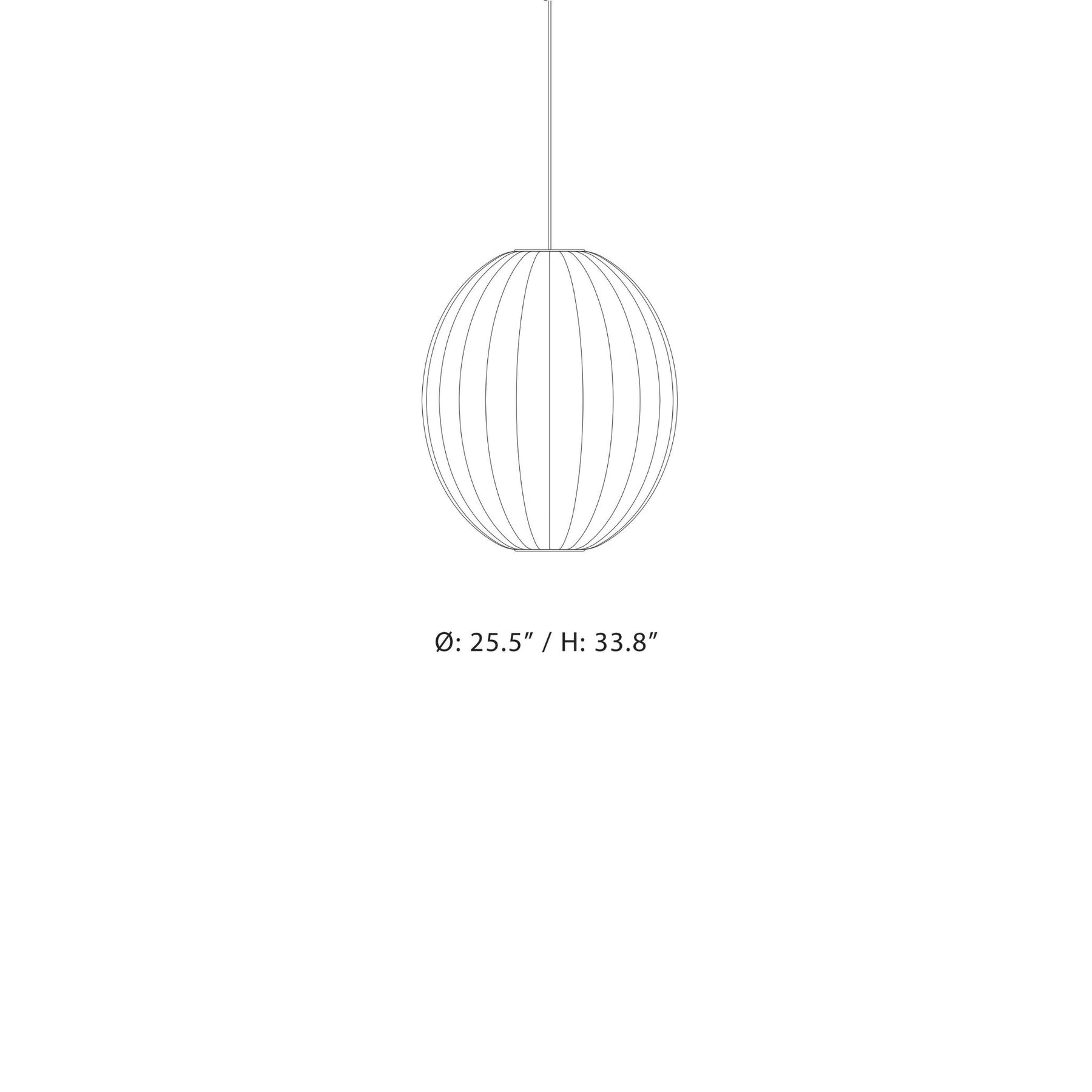 Knit-Wit 65 Pendant Dimensions