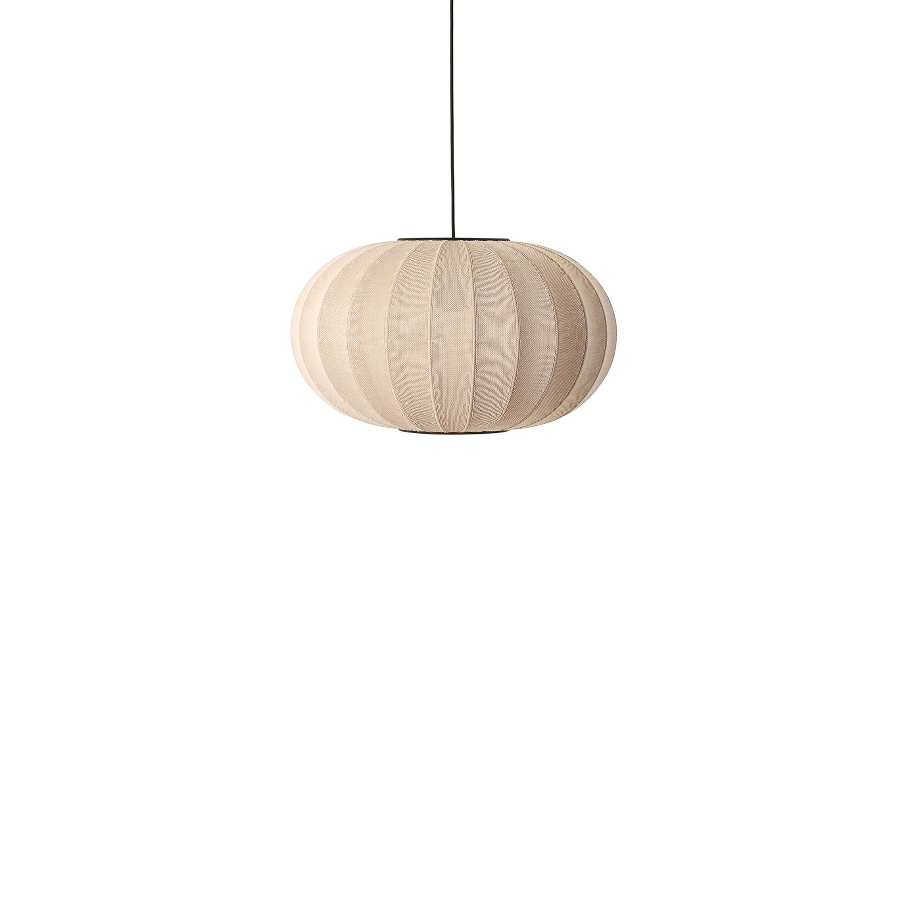 Knit Wit Oval Pendant 57 in Sandstone