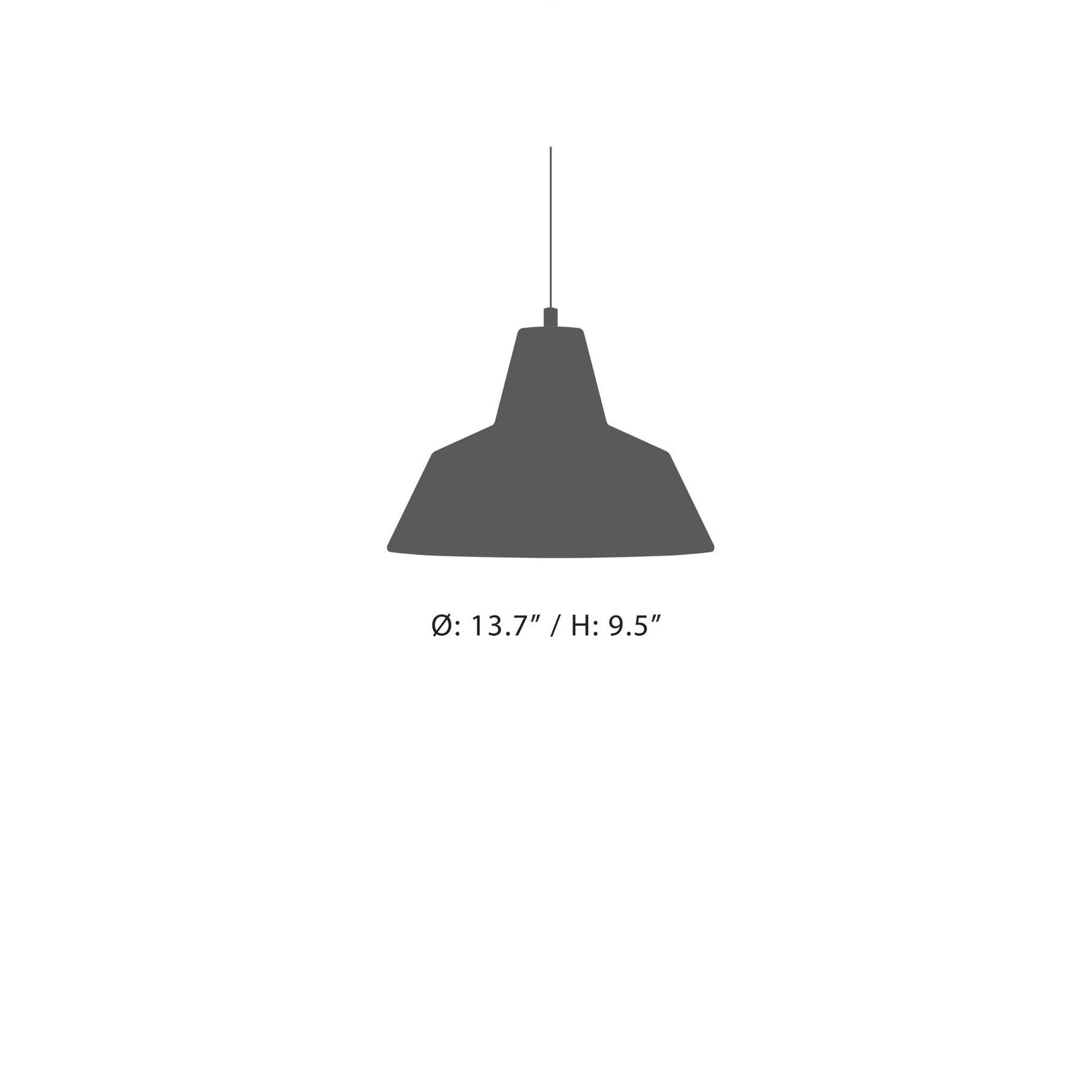 Made by Hand Workshop W3 Pendant Dimensions