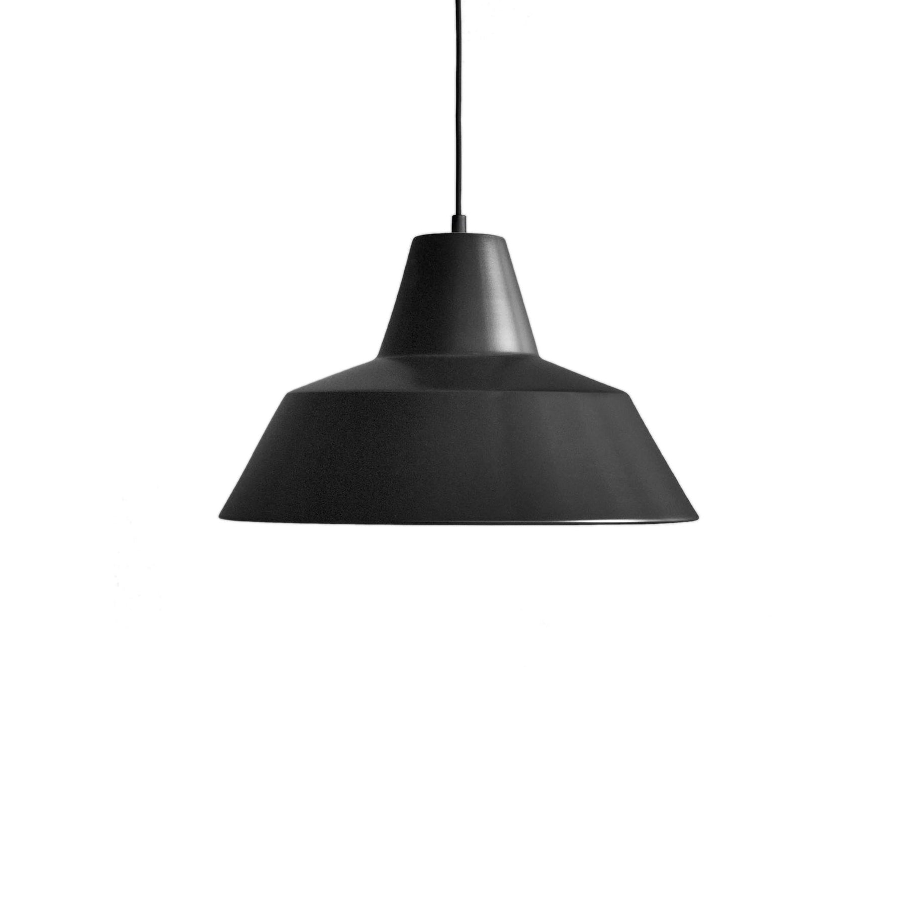 Made by Hand Workshop W4 Pendant in Matte Black by A Wedel Madsen