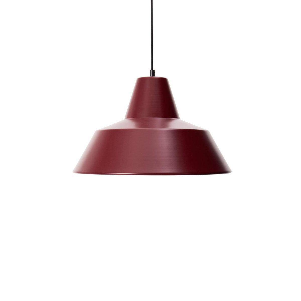 Made by Hand Workshop W4 Pendant in Wine Red by A Wedel Madsen