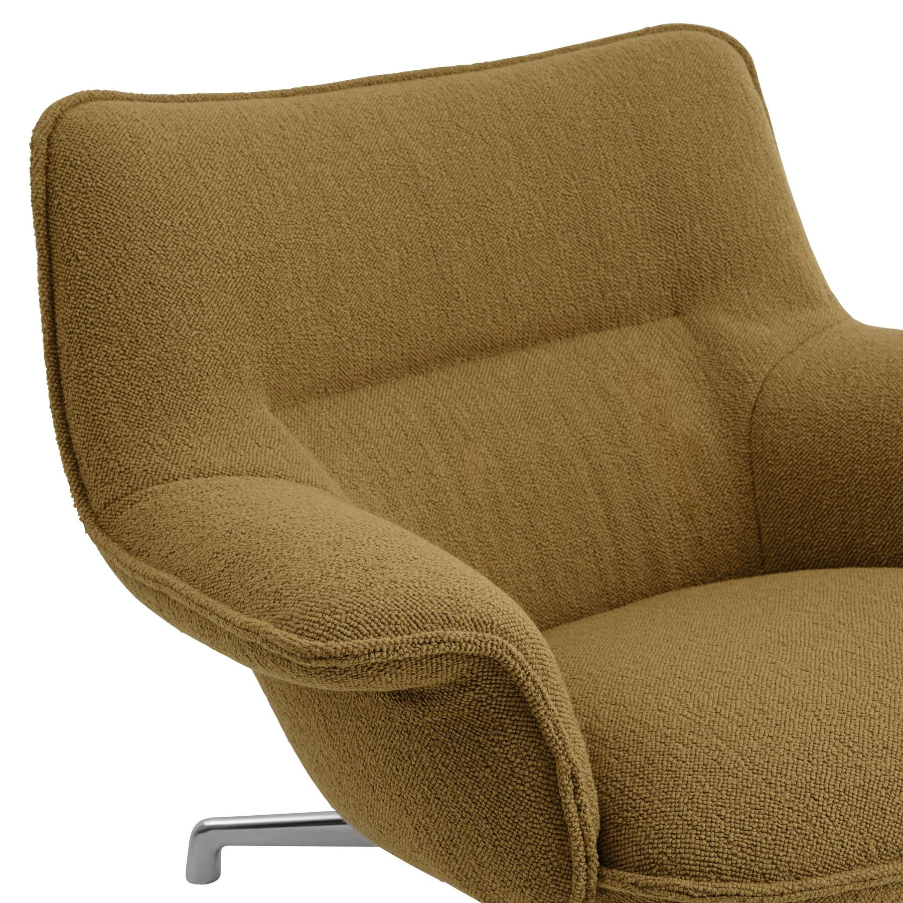 Muuto Doze Swivel Lounge Lowback in Hearth Gingersnap 008 Detail