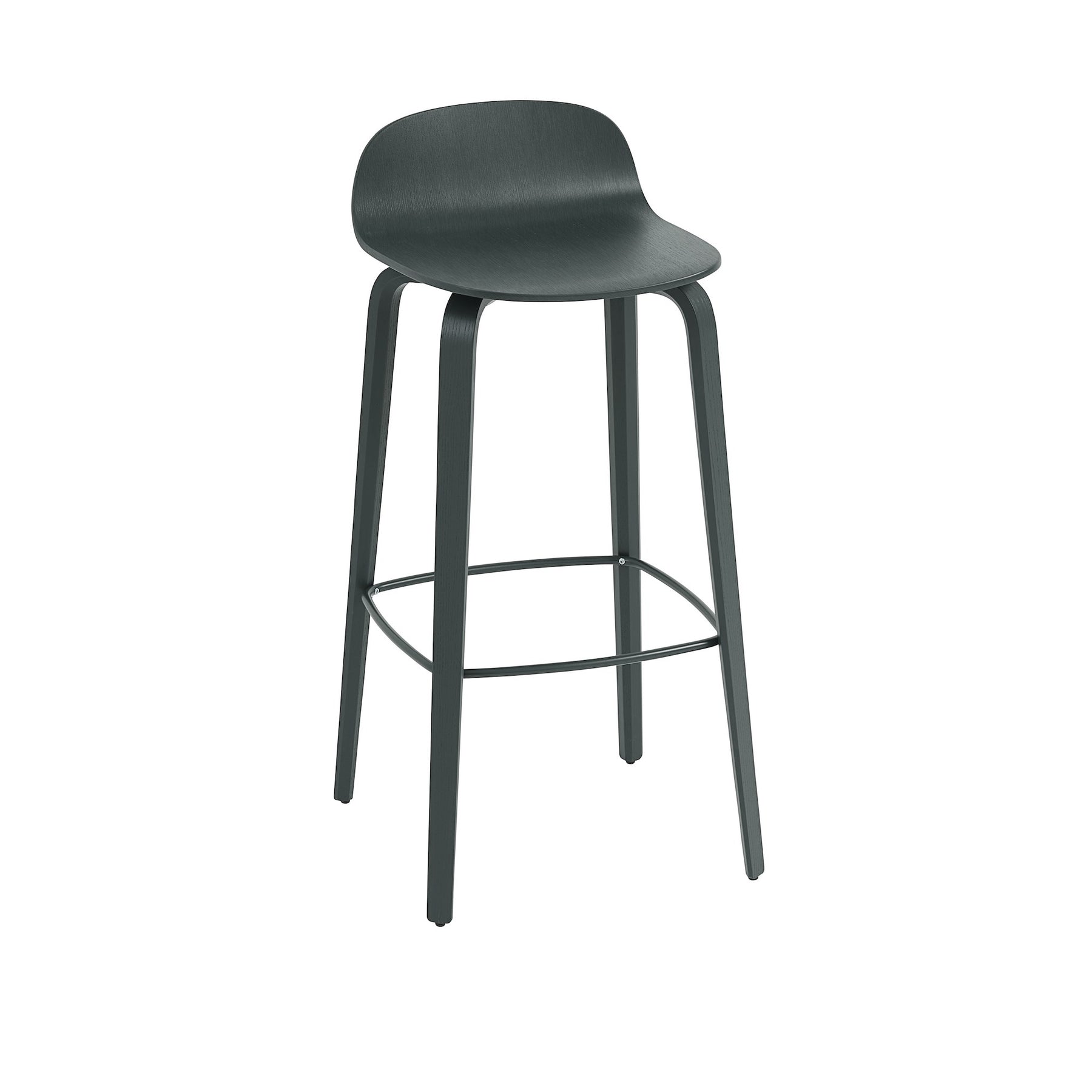 Muuto Visu Bar Stool Dark Green