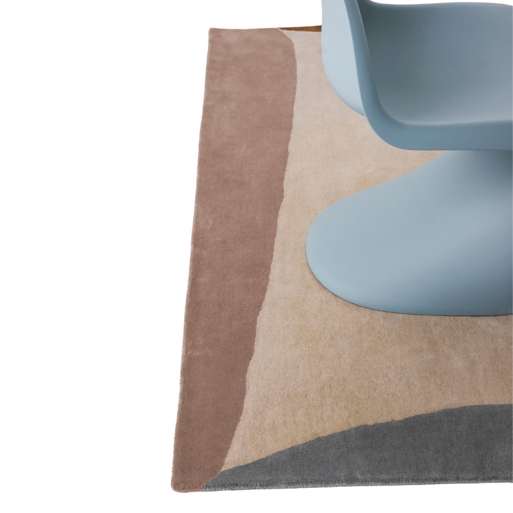 naimarquina Tones Tufting 2 Rug with Light Blue Panton Chair