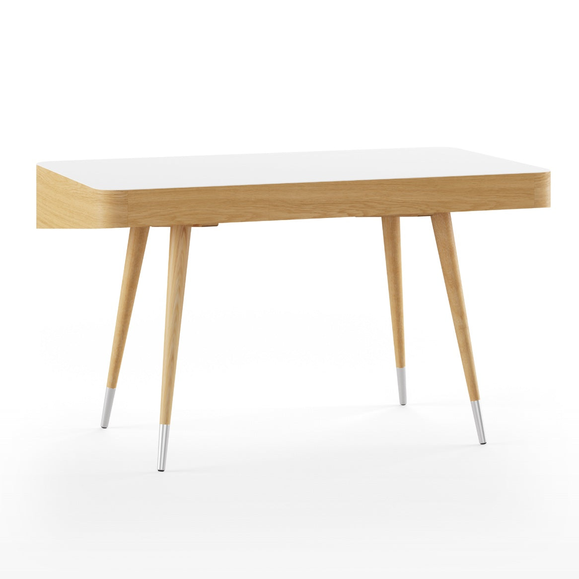 Naver AK 1330 Desk Ash oil with White Corian Top