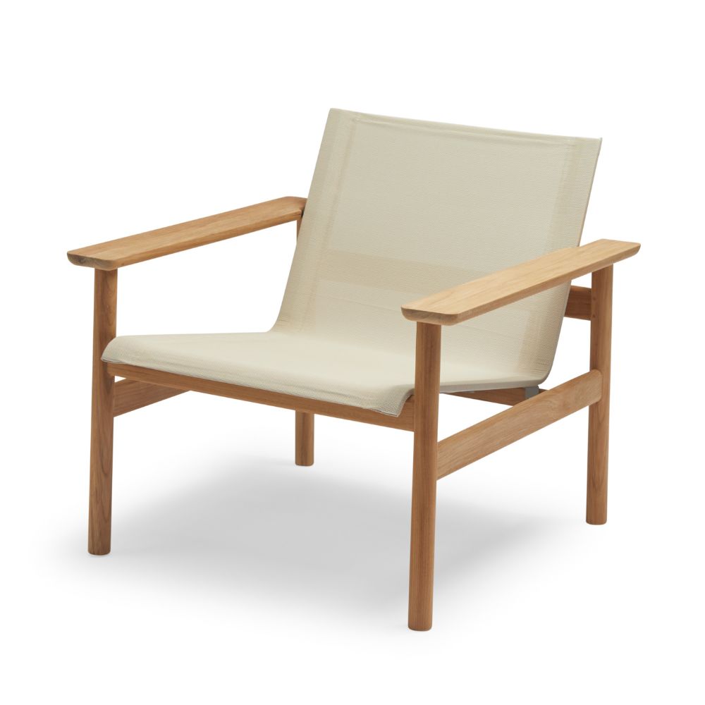 Pelagus Lounge Chair Teak and Mesh