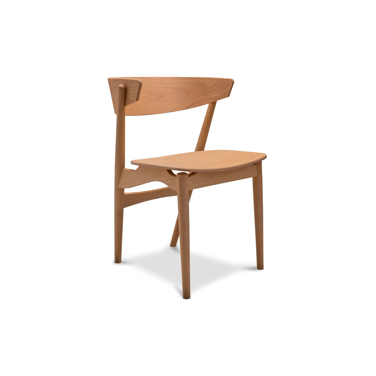 Sibast No. 7 Dining Chair, Wooden Seat