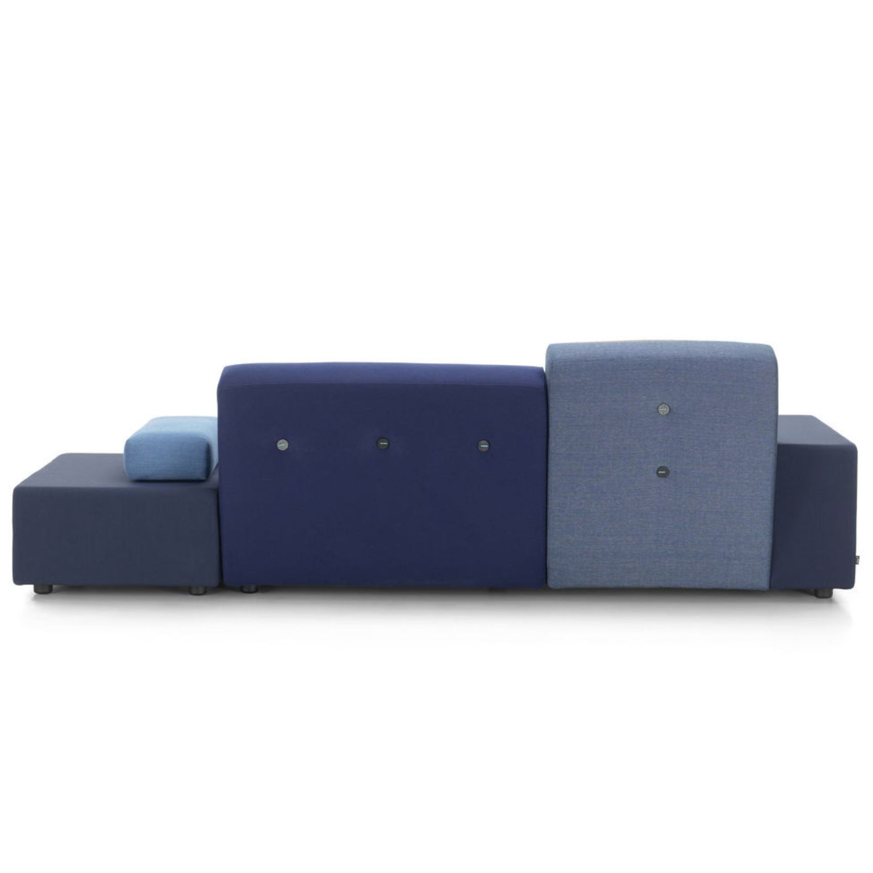 Vitra Polder Sofa by Hella Jongerius Antarctic Blues Back
