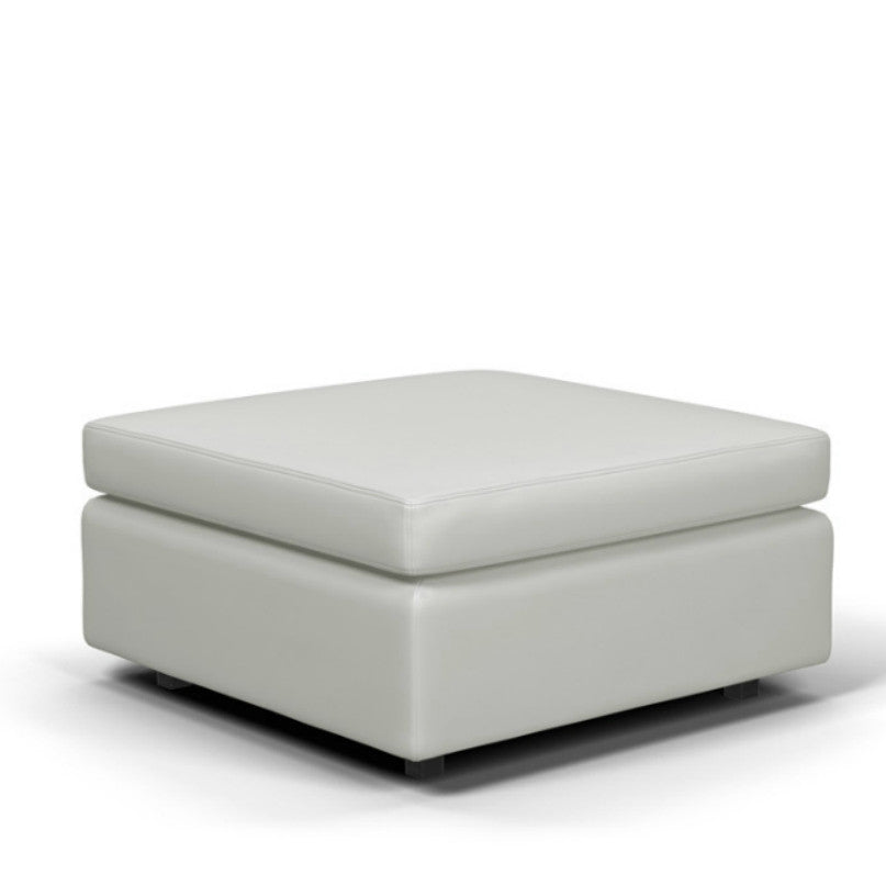 Charles Pfister Ottoman Parchment Volo Leather Knoll