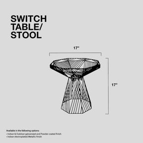 Bend Switch Stool Dimensions