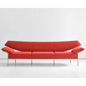 Bernhardt Design Ibis Sofa by Terry Crews Bright Red