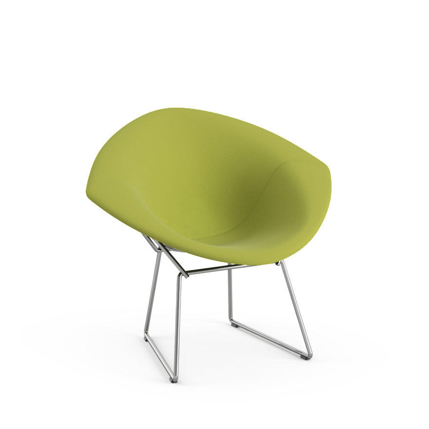 Kids Bertoia Diamond Chair with Lime Green Cover