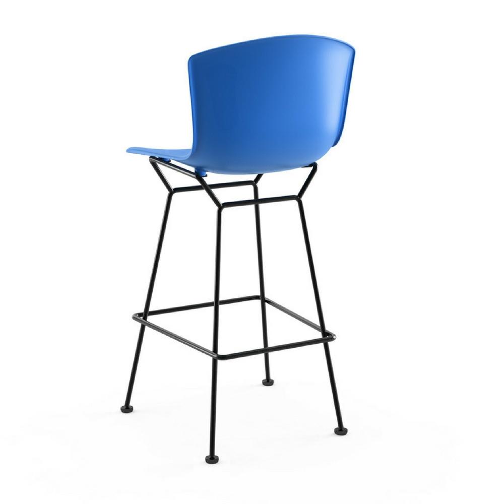 Backside of Bertoia Molded Shell Barstool by Knoll